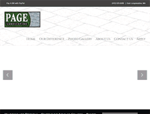 Tablet Screenshot of pagelandscape.com